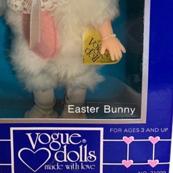 Vogue Ginny Vintage 1984 8” poseable Easter bunny vinyl doll toys: - Picture 2 of 10